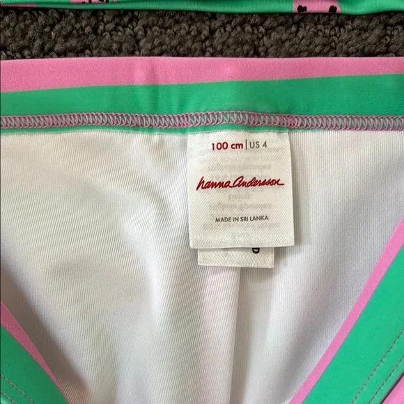 Hanna Anderson Rashguard Top & Shorts Set